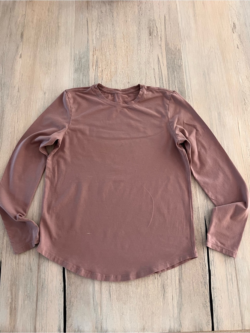 Lululemon Love Long Sleeve Shirt Size 6 Spiced Chai